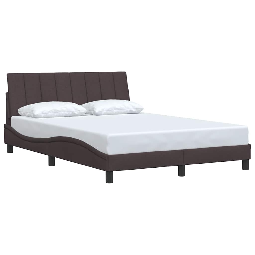 Giroletto senza Materasso Hanko Marrone Scuro 140x190 cm Tessuto