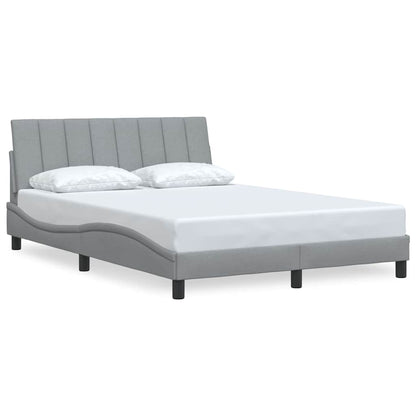 Giroletto senza Materasso Hanko Grigio Chiaro 140x200 cm Tessuto