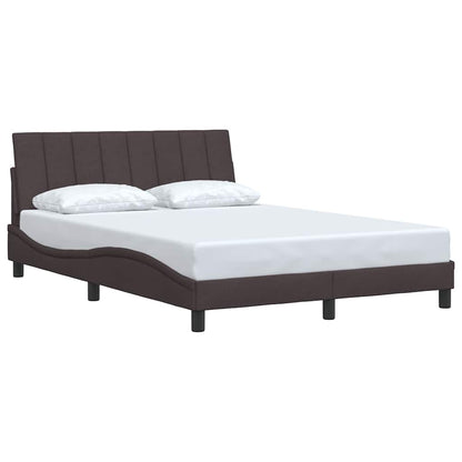 Giroletto senza Materasso Hanko Marrone Scuro 140x200 cm Tessuto