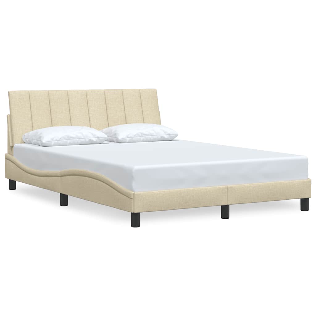 Giroletto senza Materasso Hanko Crema 140x200 cm in Tessuto