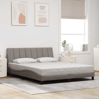 Giroletto senza Materasso Hanko Tortora 160x200 cm in Tessuto