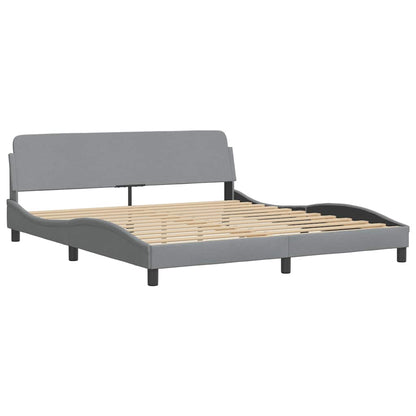 Giroletto senza Materasso Hanko Grigio Chiaro 180x200 cm Tessuto