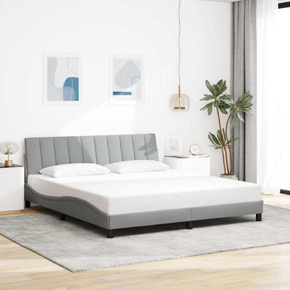 Giroletto senza Materasso Hanko Grigio Chiaro 180x200 cm Tessuto