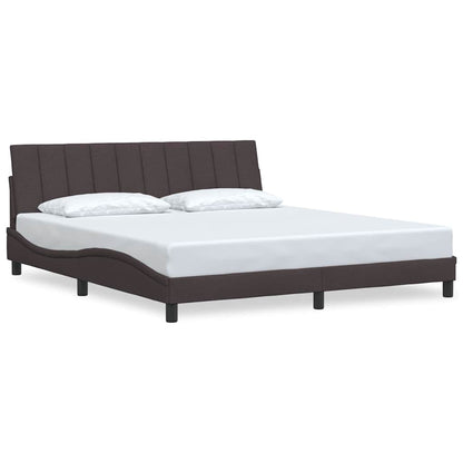 Giroletto senza Materasso Hanko Marrone Scuro 180x200 cm Tessuto