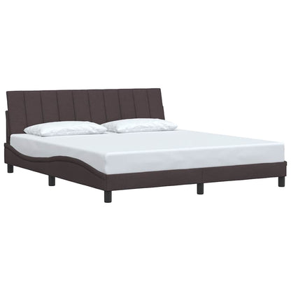 Giroletto senza Materasso Hanko Marrone Scuro 180x200 cm Tessuto
