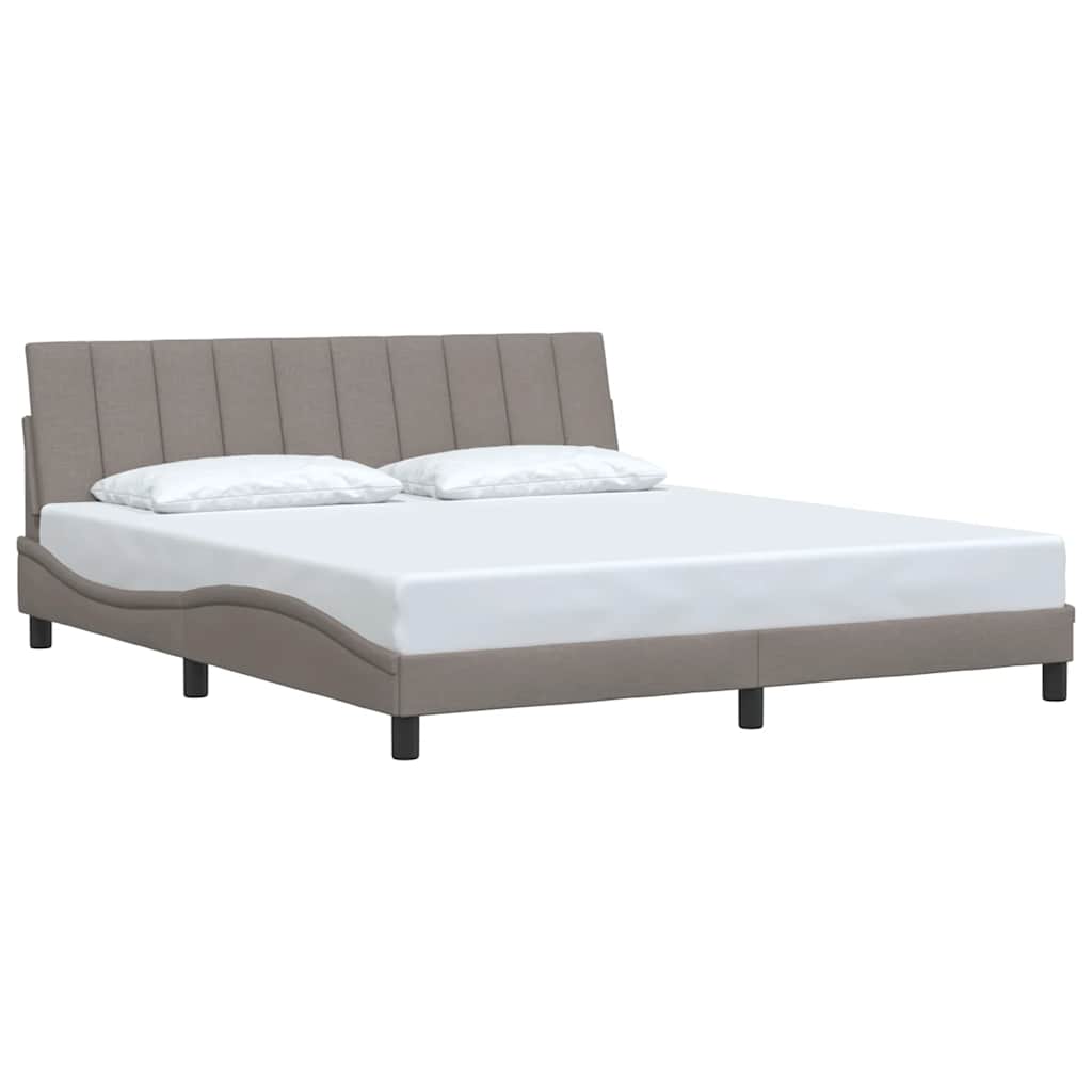 Giroletto senza Materasso Hanko Tortora 180x200 cm in Tessuto