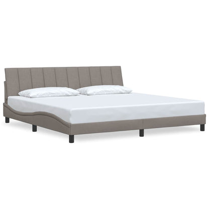 Giroletto senza Materasso Hanko Tortora 200x200 cm in Tessuto