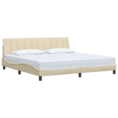 Giroletto senza Materasso Hanko Crema 200x200 cm in Tessuto