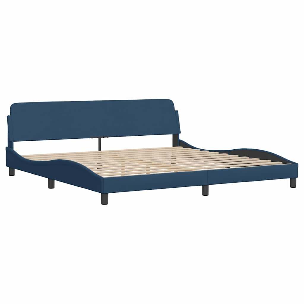 Giroletto senza Materasso Hanko Blu 200x200 cm in Tessuto