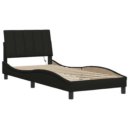 Giroletto senza Materasso Hanko Nero 80x200 cm Tessuto