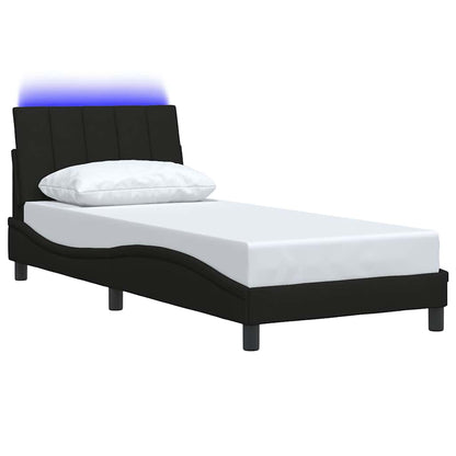 Giroletto senza Materasso Hanko Nero 80x200 cm Tessuto