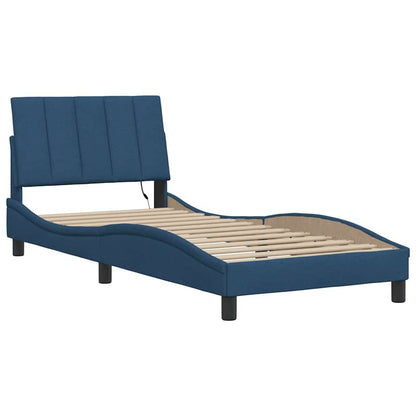 Giroletto senza Materasso Hanko Blu 90x200 cm in Tessuto