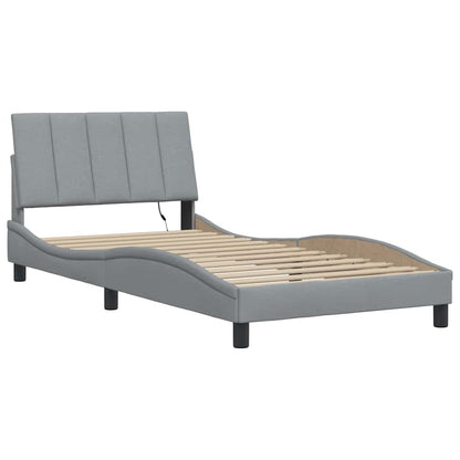Giroletto senza Materasso Hanko Grigio Chiaro 100x200 cm Tessuto