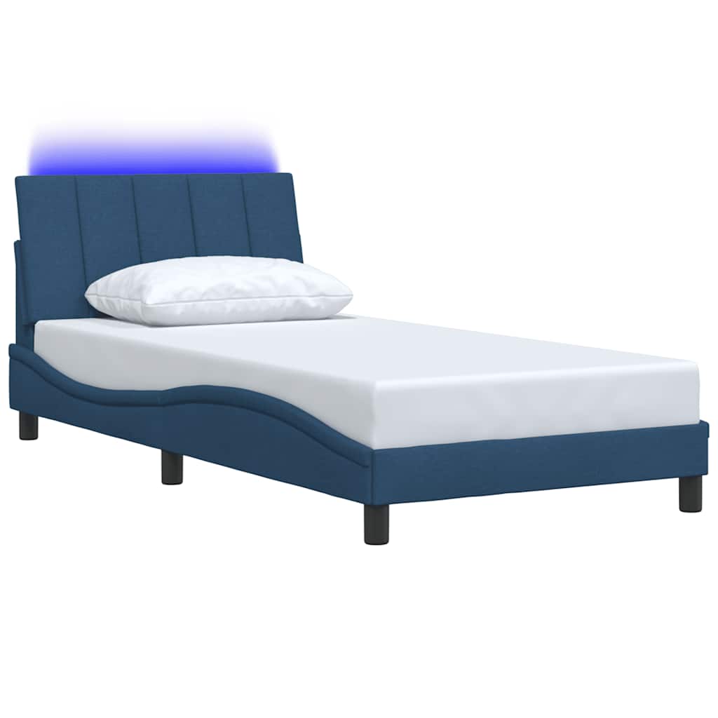 Giroletto senza Materasso Hanko Blu 100x200 cm in Tessuto