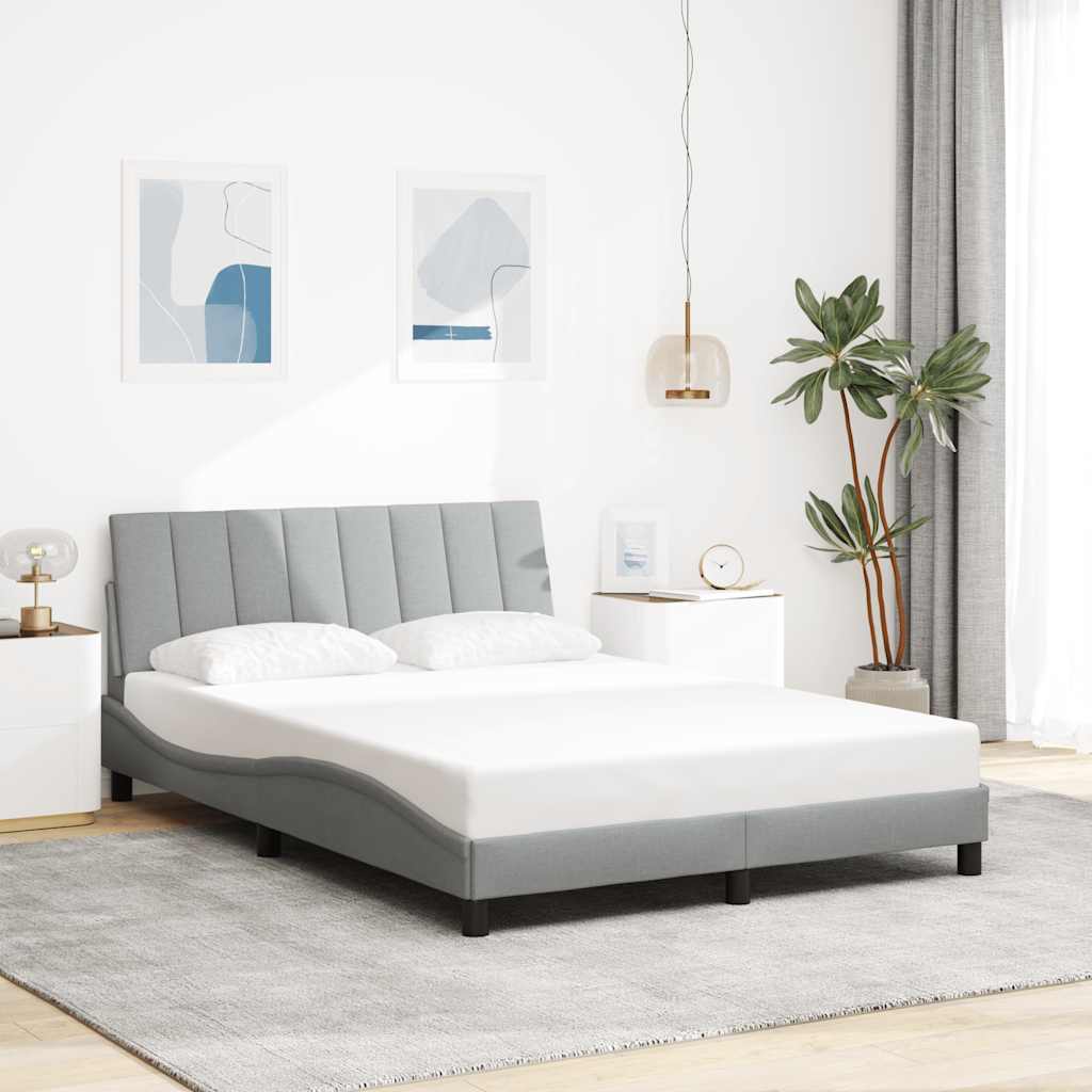 Giroletto senza Materasso Hanko Grigio Chiaro 120x200 cm Tessuto