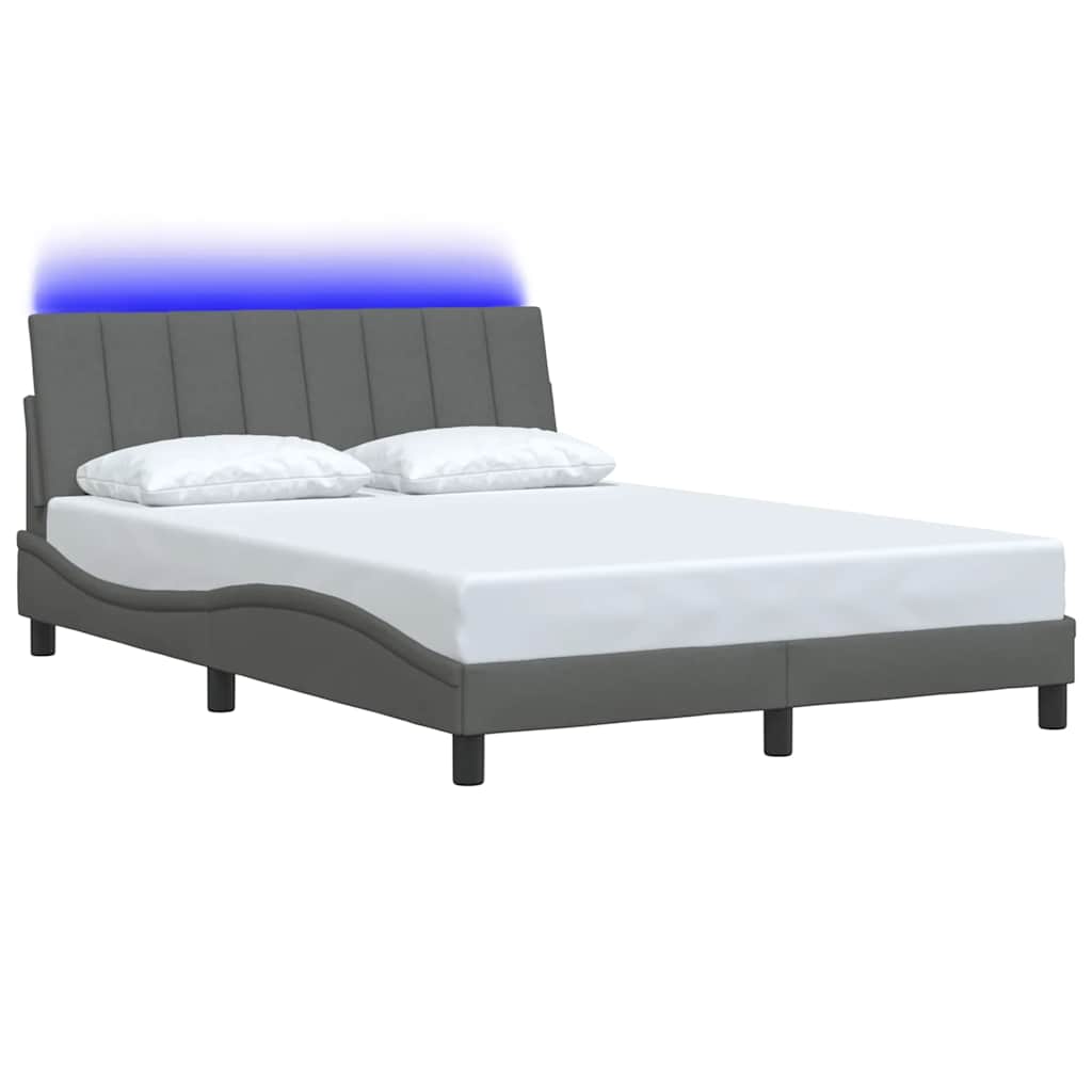 Giroletto senza Materasso Hanko Grigio Scuro 120x200 cm Tessuto