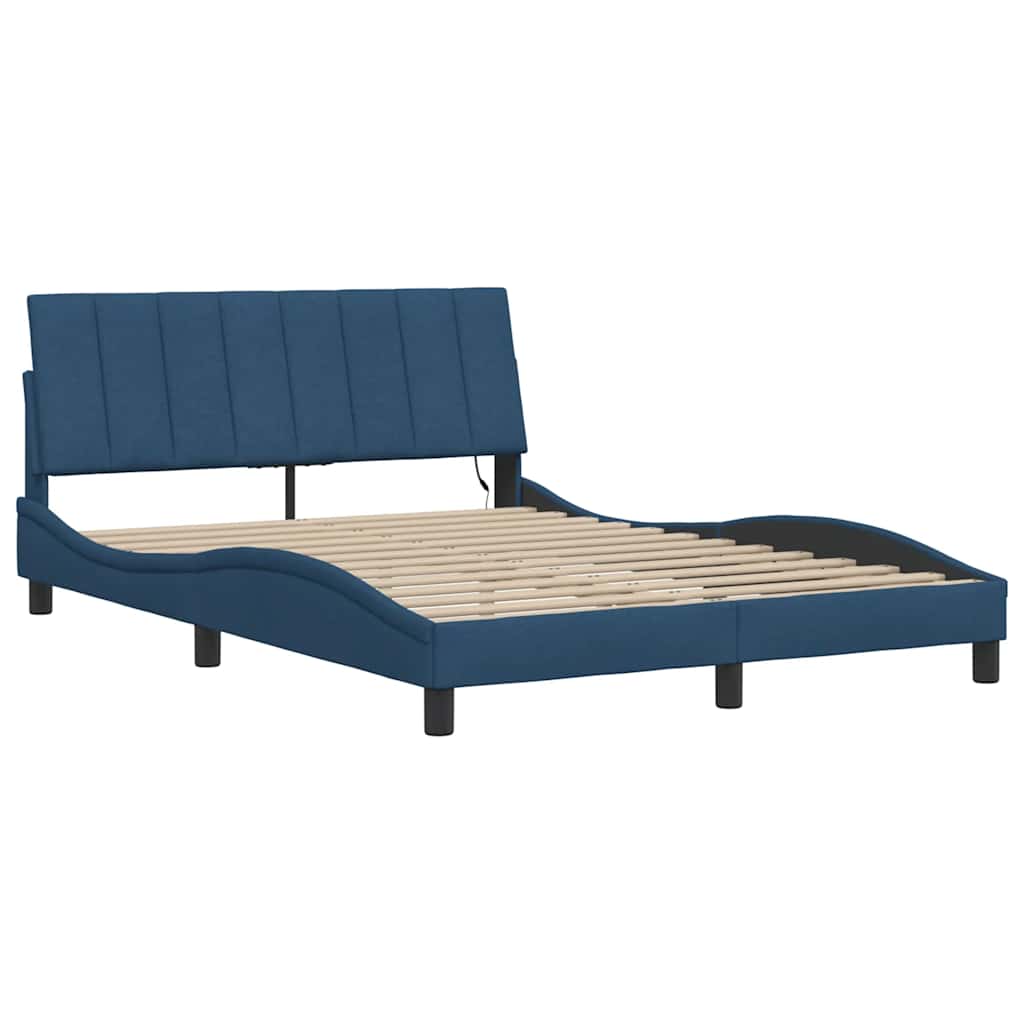 Giroletto senza Materasso Hanko Blu 120x200 cm in Tessuto