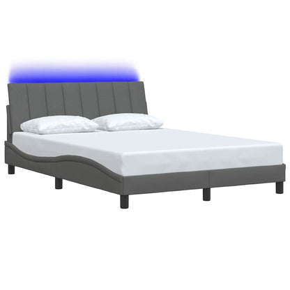 Giroletto senza Materasso Hanko Grigio Scuro 140x190 cm Tessuto