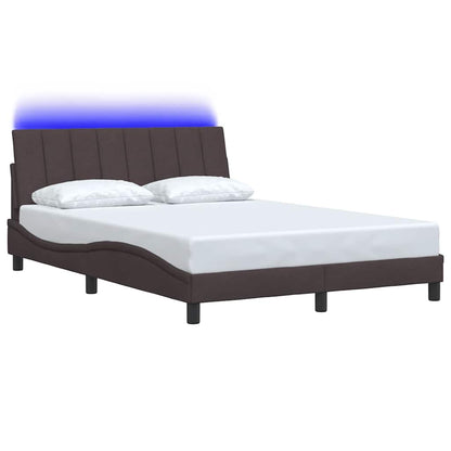 Giroletto senza Materasso Hanko Marrone Scuro 140x190 cm Tessuto