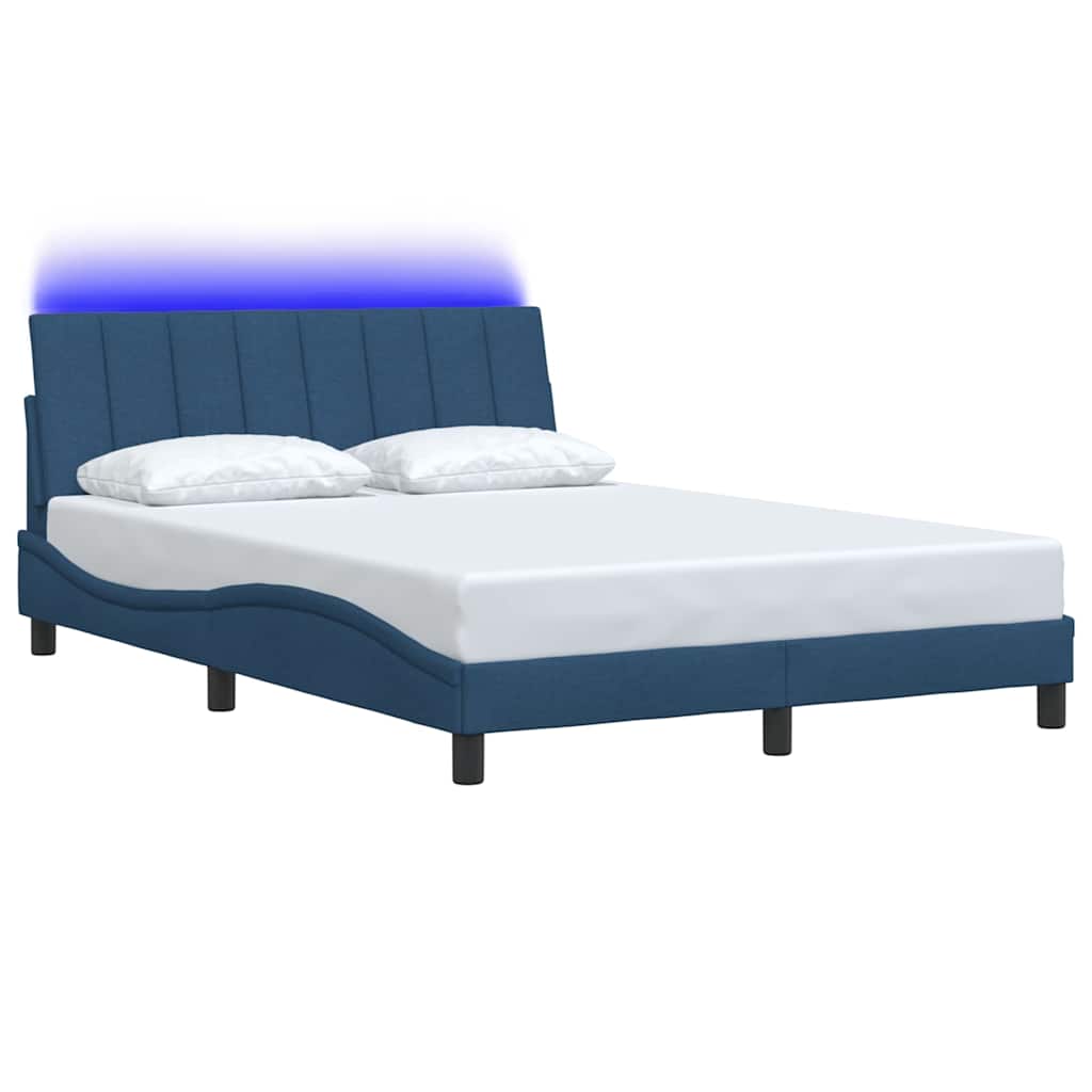 Giroletto senza Materasso Hanko Blu 140x190 cm in Tessuto