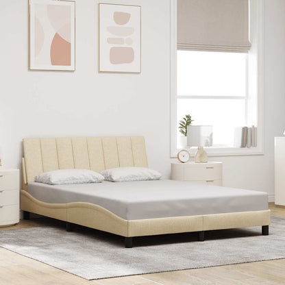 Giroletto senza Materasso Hanko Crema 140x200 cm in Tessuto