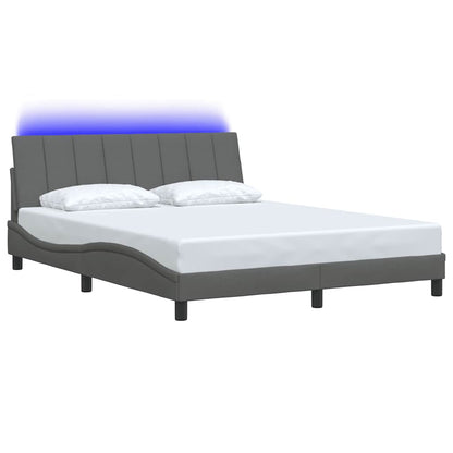 Giroletto senza Materasso Hanko Grigio Scuro 160x200 cm Tessuto