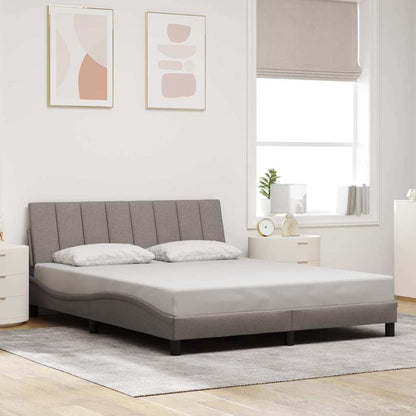 Giroletto senza Materasso Hanko Tortora 160x200 cm in Tessuto