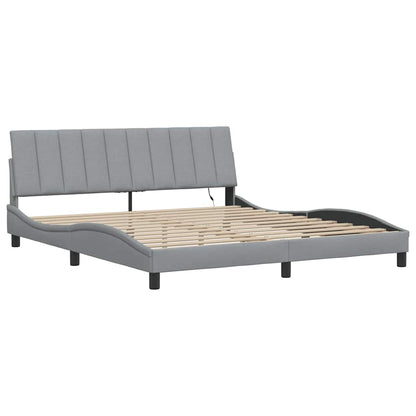 Giroletto senza Materasso Hanko Grigio Chiaro 180x200 cm Tessuto
