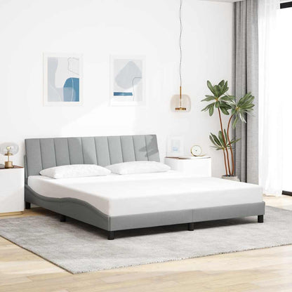 Giroletto senza Materasso Hanko Grigio Chiaro 180x200 cm Tessuto