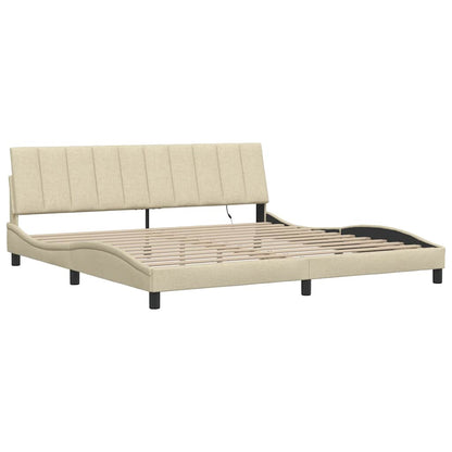 Giroletto senza Materasso Hanko Crema 200x200 cm in Tessuto