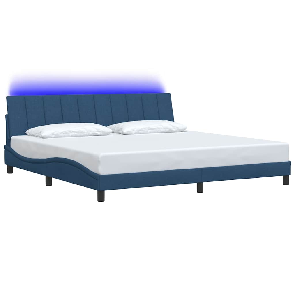 Giroletto senza Materasso Hanko Blu 200x200 cm in Tessuto