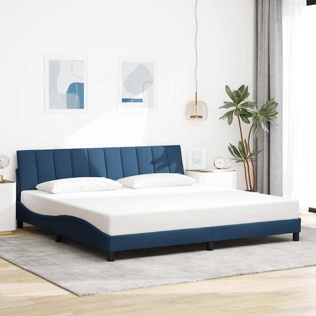 Giroletto senza Materasso Hanko Blu 200x200 cm in Tessuto