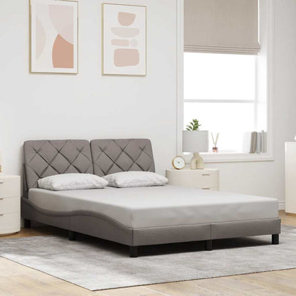 Giroletto senza Materasso Tortora 140x190 cm in Tessuto