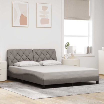 Giroletto senza Materasso Tortora 160x200 cm in Tessuto