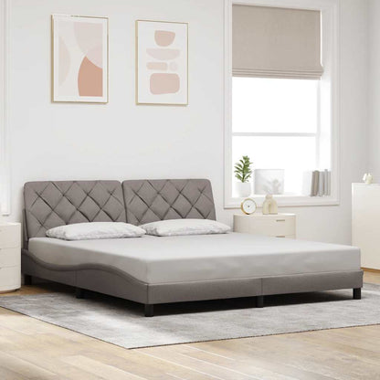Giroletto senza Materasso Tortora 180x200 cm in Tessuto