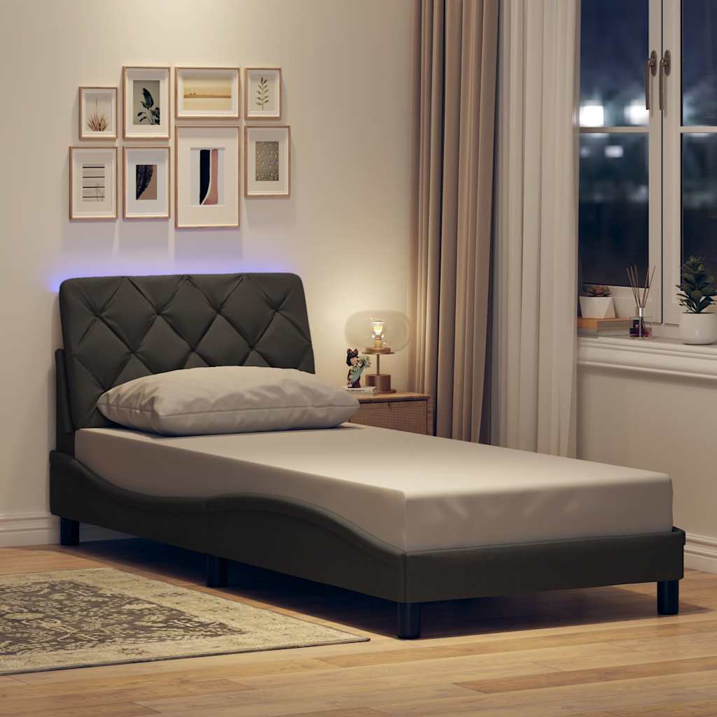 Giroletto con LED senza Materasso 80x200 cm Tessuto