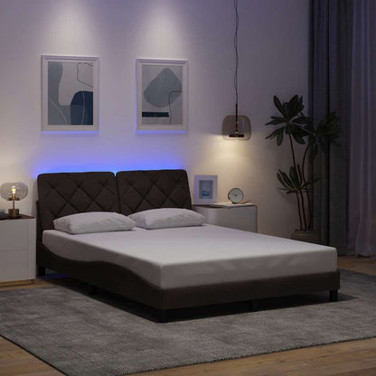 Giroletto con LED senza Materasso 140x200 cm Tessuto