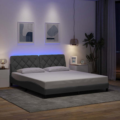 Giroletto con LED senza Materasso 180x200 cm in Tessuto