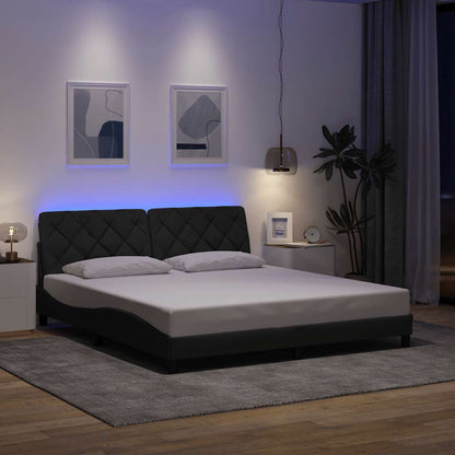 Giroletto con LED senza Materasso 180x200 cm Tessuto