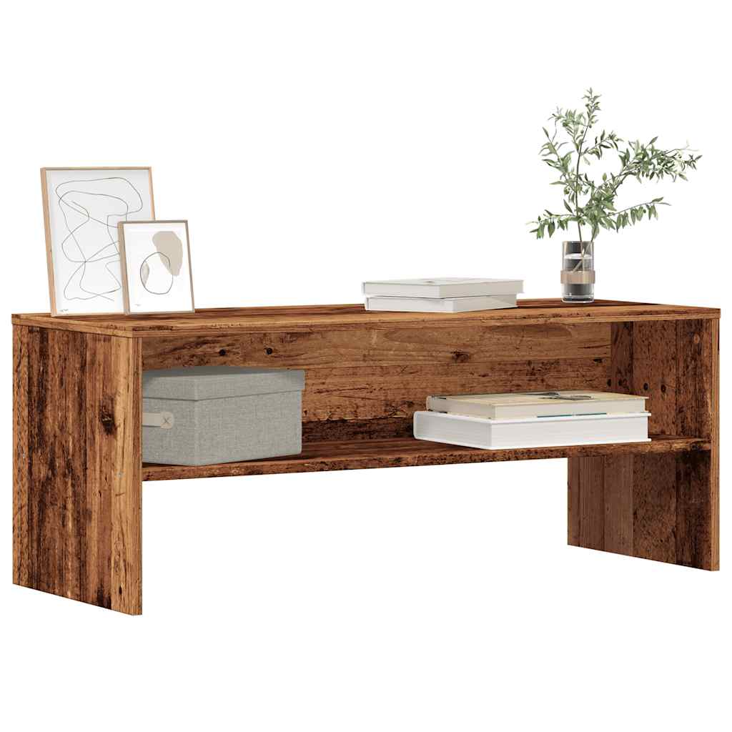 Mobile Porta TV Legno Vecchio 100x40x40 cm in Truciolato