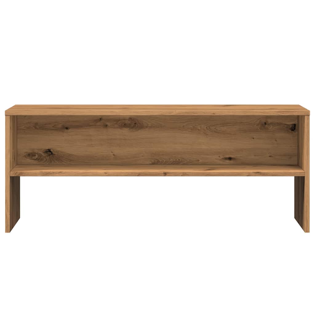 Mobile Porta TV Rovere Artigianale 100x40x40 cm in Truciolato