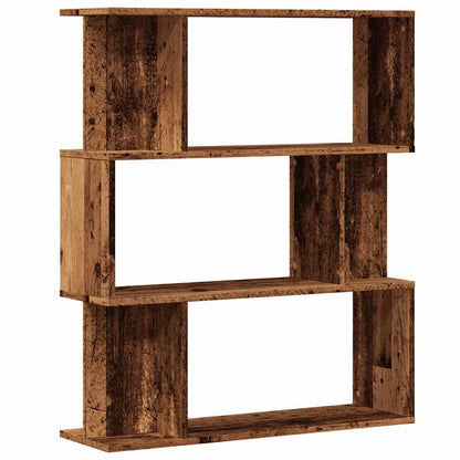 Libreria in Legno Antico 80x24x96 cm in Legno Multistrato