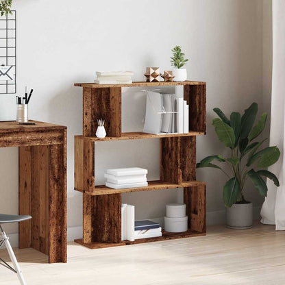 Libreria in Legno Antico 80x24x96 cm in Legno Multistrato