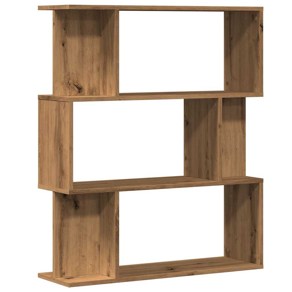 Libreria Rovere Artigianale 80x24x96 cm Legno Multistrato