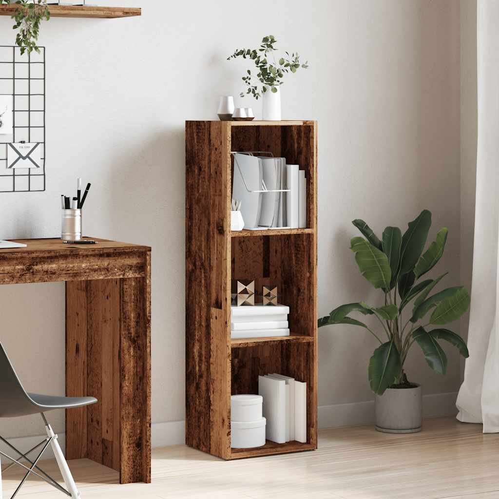 Libreria in Legno Antico 36x30x114 cm in Legno Multistrato