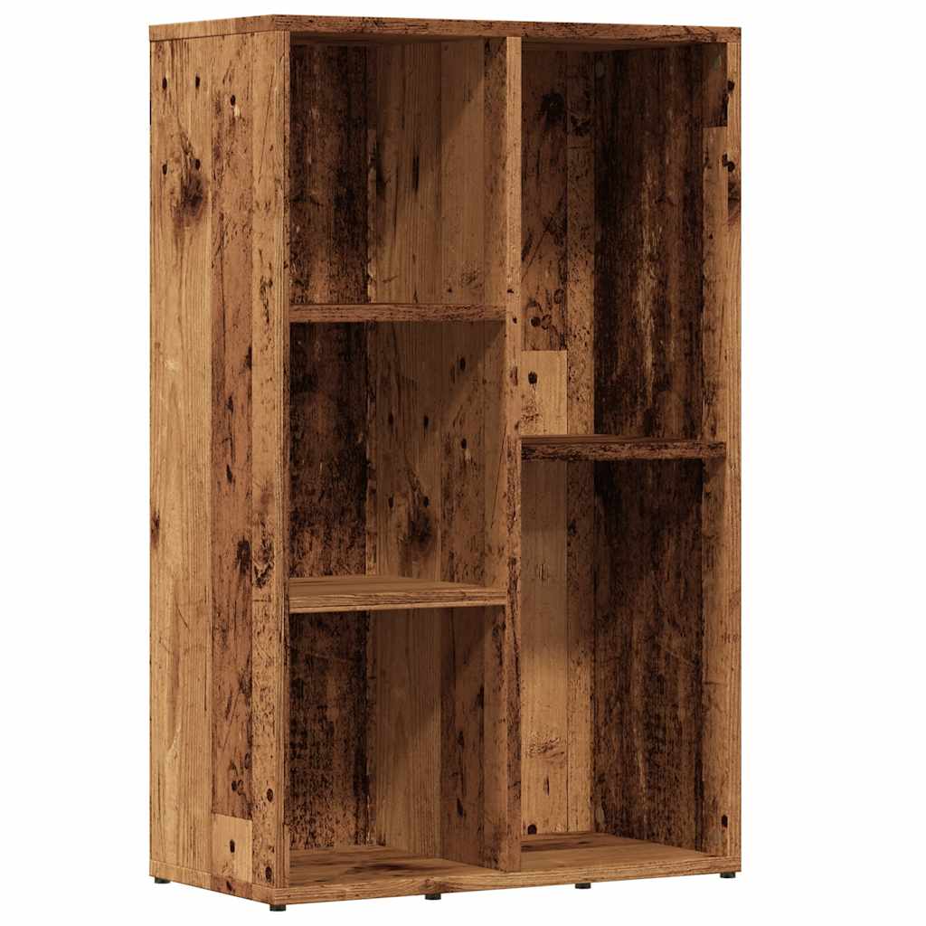 Libreria Legno Antico 50x25x80 cm in Legno Multistrato