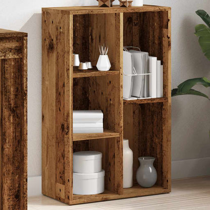 Libreria Legno Antico 50x25x80 cm in Legno Multistrato