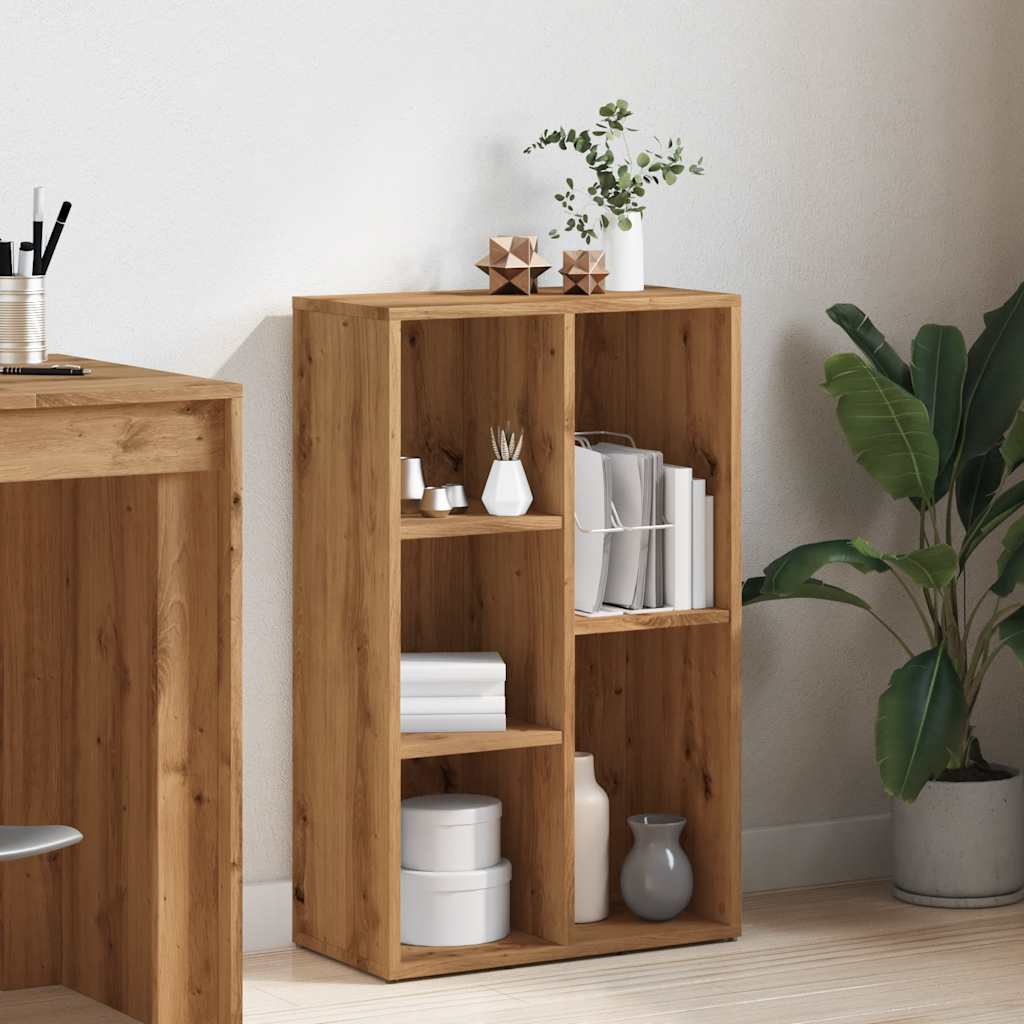 Libreria Rovere Artigianale 50x25x80 cm in Legno Multistrato