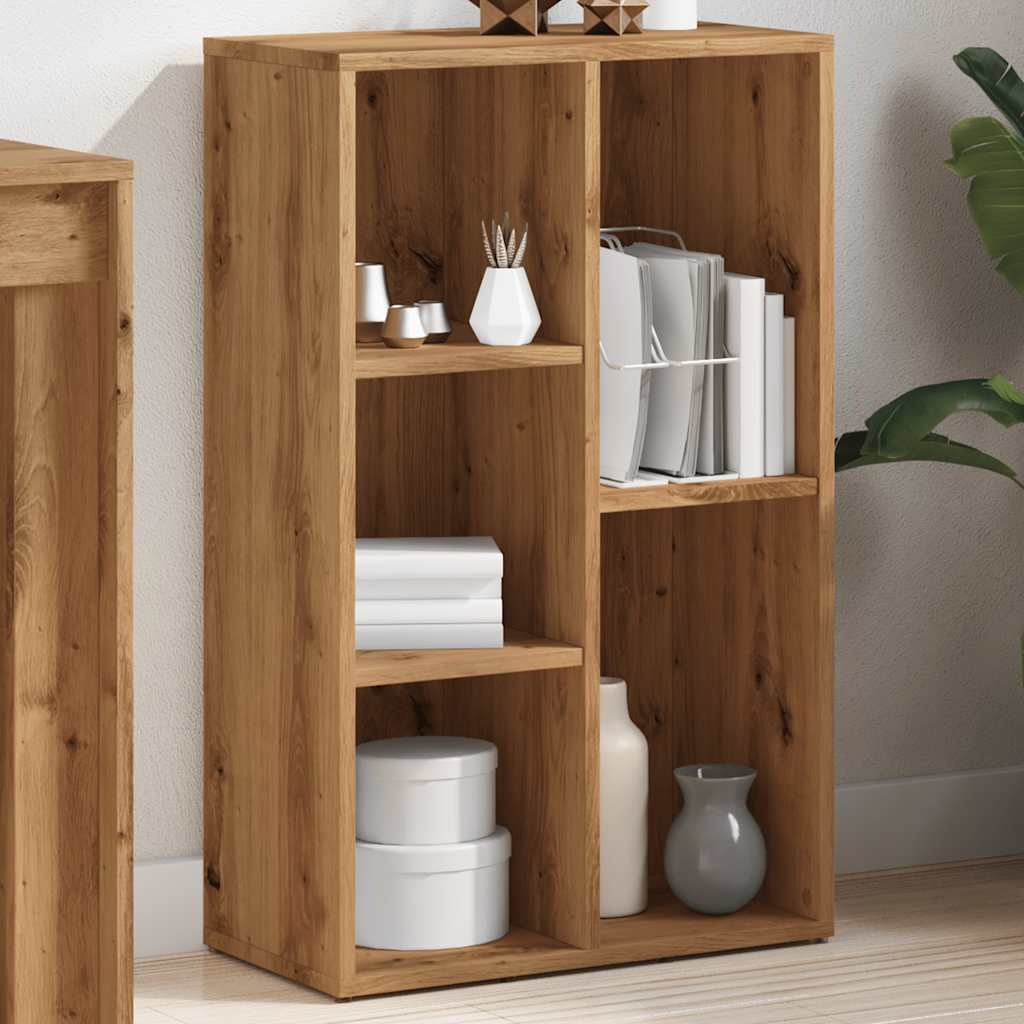 Libreria Rovere Artigianale 50x25x80 cm in Legno Multistrato