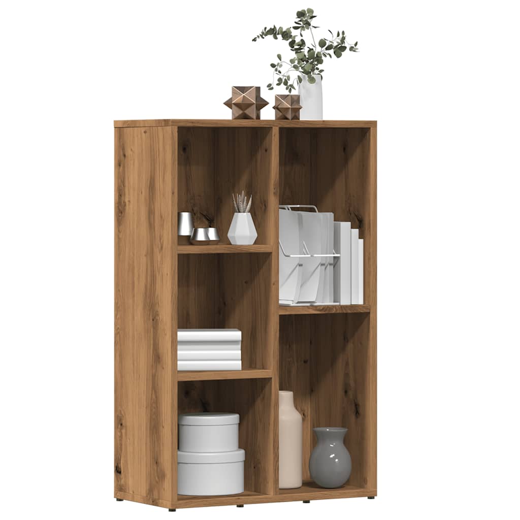 Libreria Rovere Artigianale 50x25x80 cm in Legno Multistrato